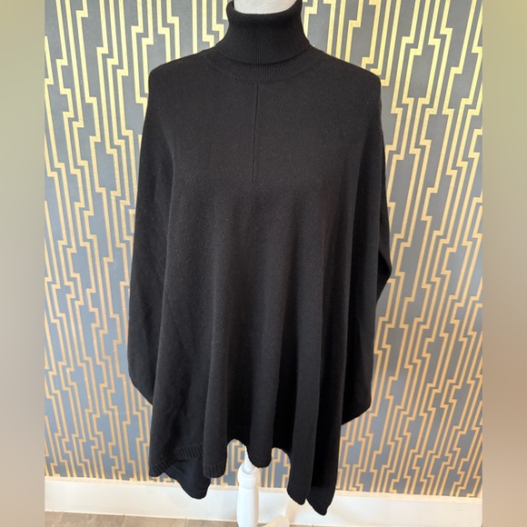 NWT Black Cashmere Turtleneck Sweater for Women - Picture 1 of 6